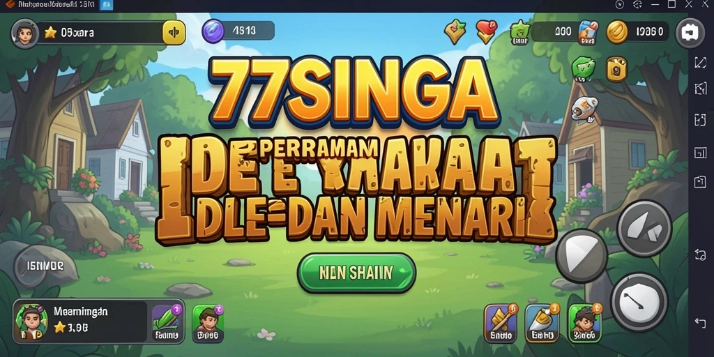 Screenshot gameplay 77SINGA yang menunjukkan aksi Idle yang menarik.