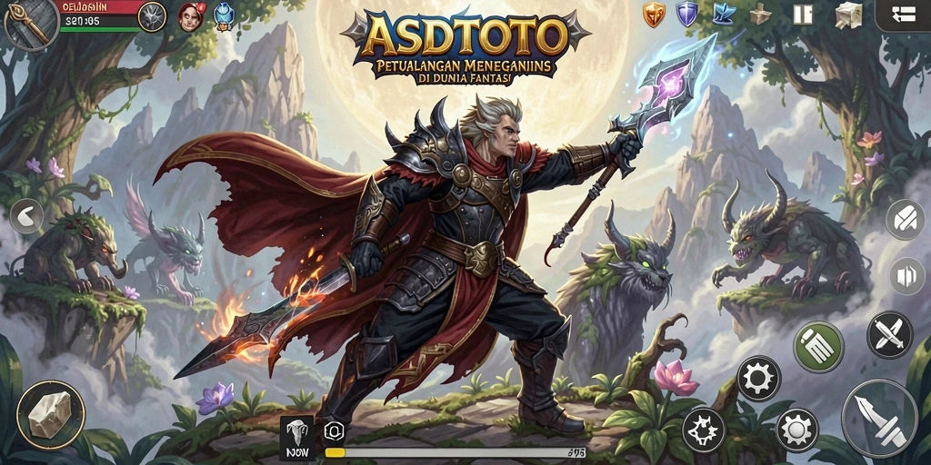 Tangkapan layar gameplay ASDTOTO dengan aksi petualangan yang seru.