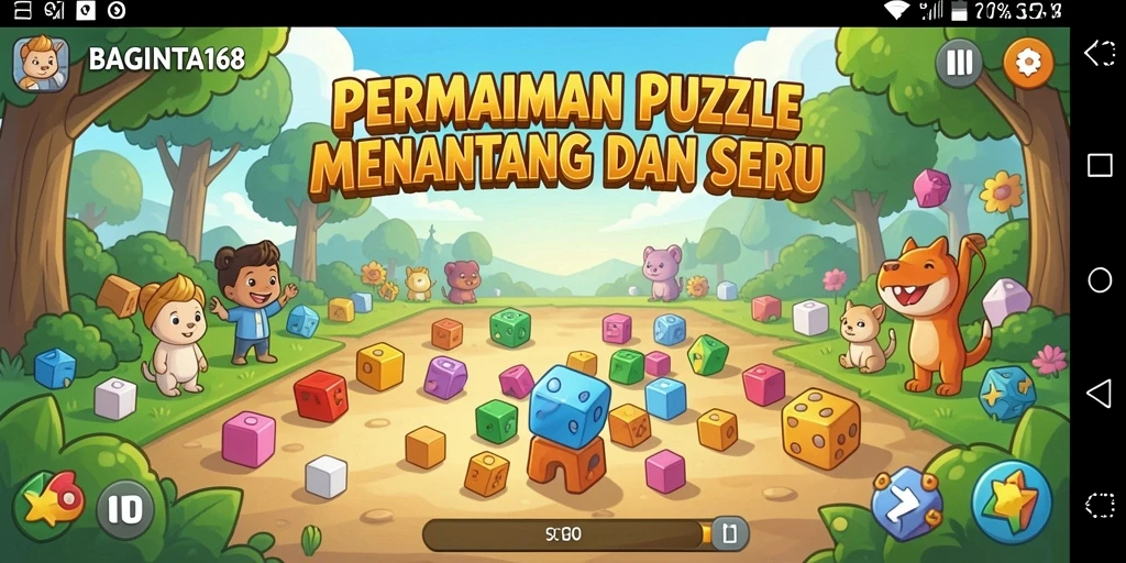 Tampilan gameplay seru dan penuh tantangan di BAGINTA168.