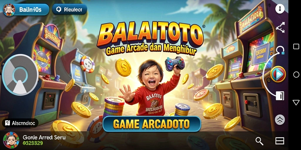 Screenshot BALAITOTO menampilkan keseruan gameplay arcade yang menyenangkan.