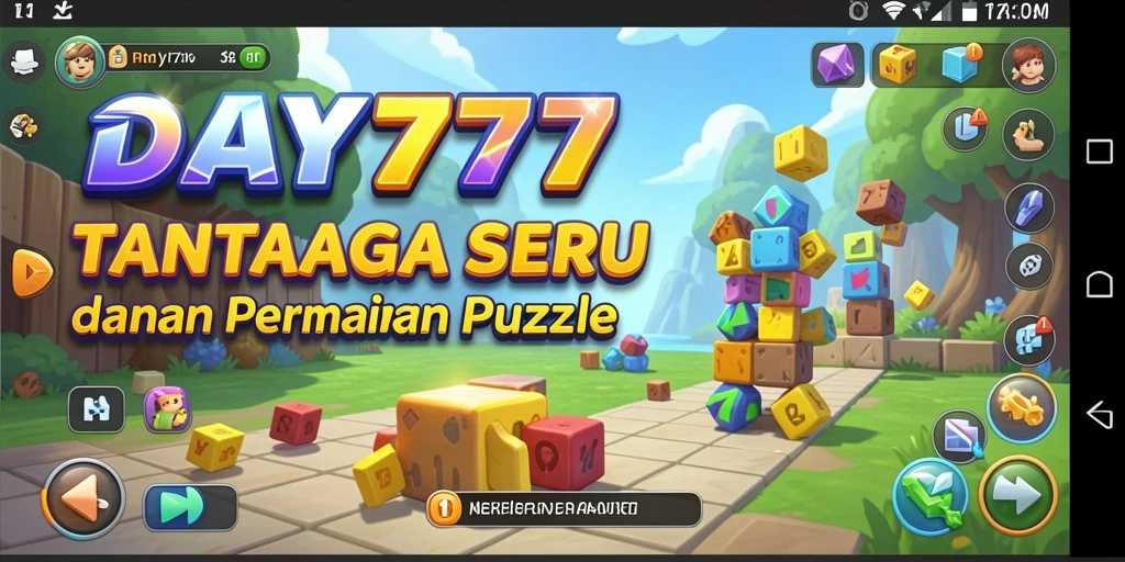Antarmuka menarik dengan gameplay Puzzle yang menantang di DAY777.