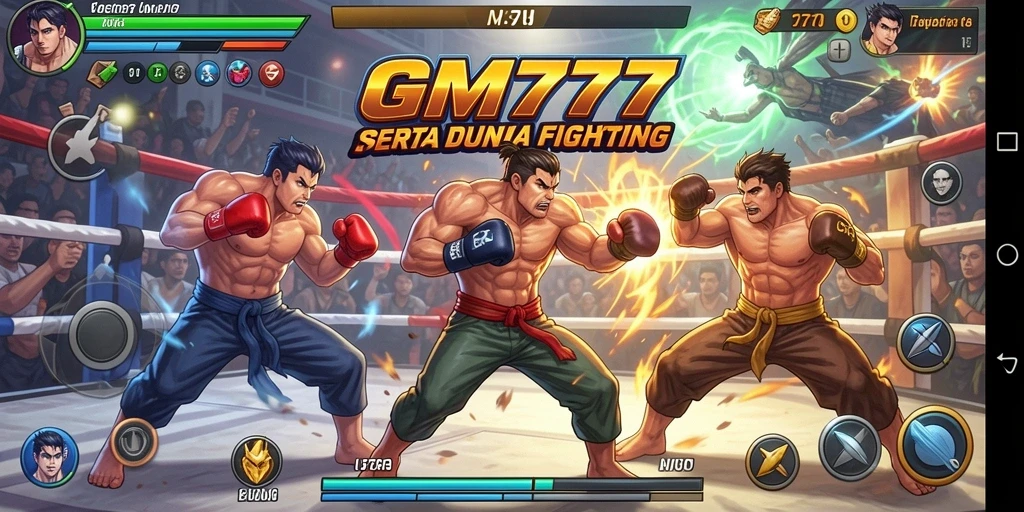 Tampilan gameplay GM777 yang mendebarkan dan penuh aksi.