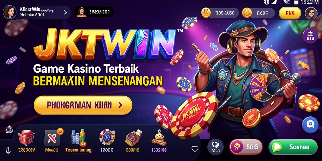 Tampilan screenshot JKTWIN dengan gameplay Kasino yang menarik.