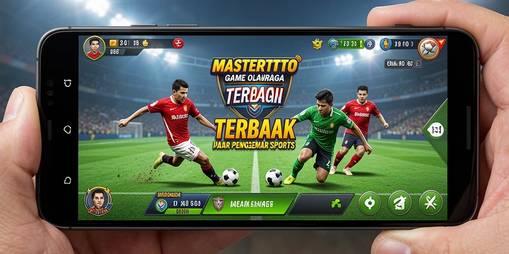 Screenshot MASTERTOTO menampilkan pengguna yang sedang bermain game olahraga dengan intens.