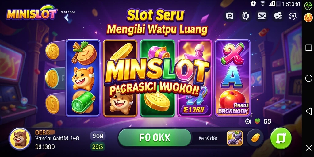Tampilan gameplay seru dari MINISLOT yang mengasyikkan.