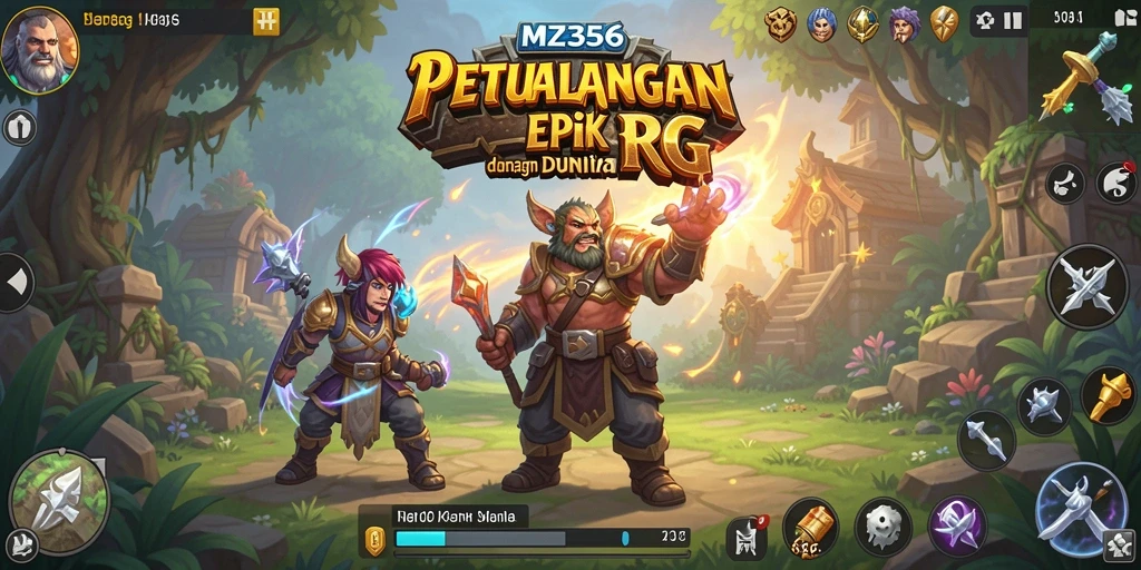Tampilan mendebarkan dari pertempuran RPG di MZ356.