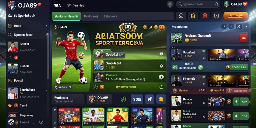 Screenshot OJA89 menunjukkan pengalaman taruhan yang menarik dan interaktif.