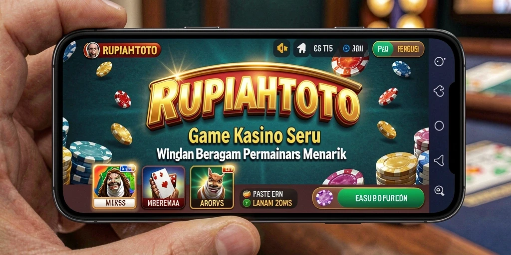 Tampilan gameplay menarik dari RUPIAHTOTO dengan suasana Kasino yang mengasyikkan.