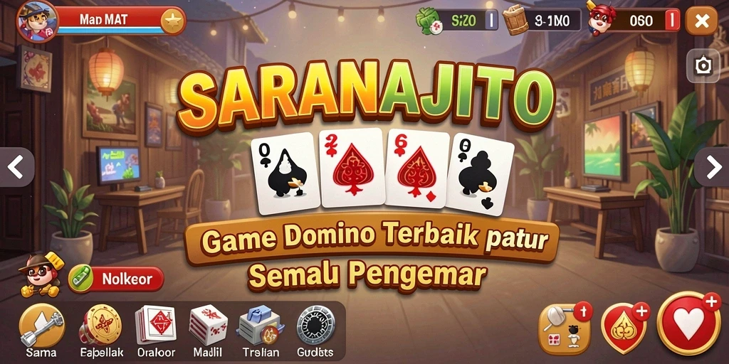 Tampilan menarik dari gameplay SARANAJITU yang seru.
