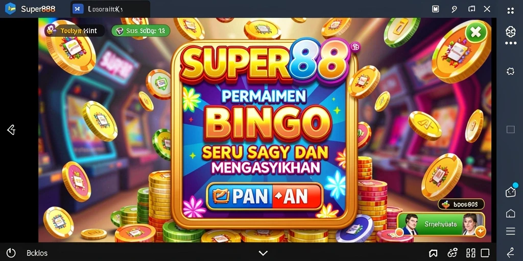 Tangkapan layar gameplay <strong>SUPER88</strong> yang menampilkan suasana permainan Bingo yang seru.