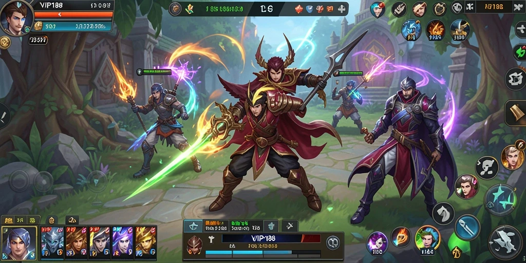 Tampilan gameplay menarik dari VIP188 menunjukkan aksi strategi yang mendebarkan.