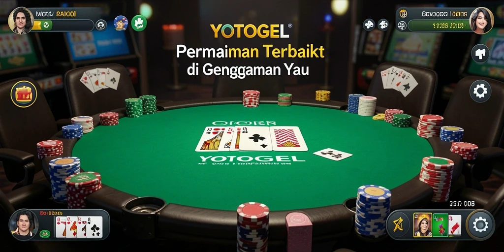 Screenshot gameplay YOTOGEL dengan suasana poker yang mendebarkan.
